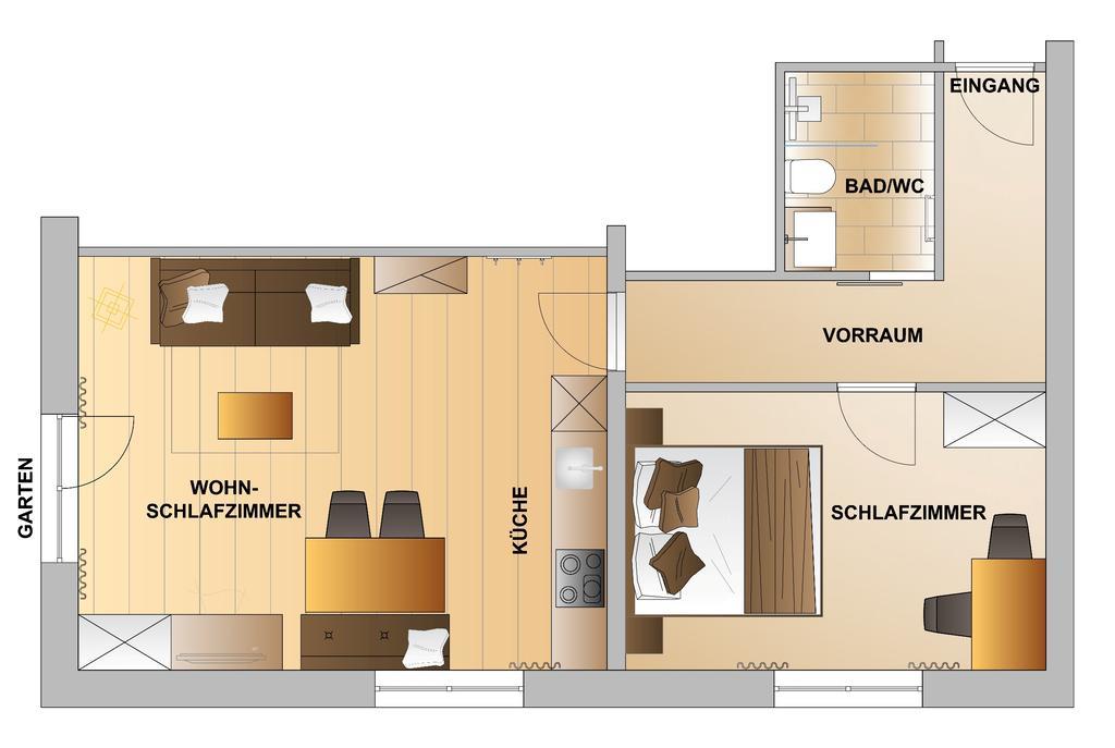 Appartements Zerzer Ried im Oberinntal Værelse billede